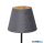 ALADDIN SO701949 Velvet Drum Shade 20Cm Charcoal