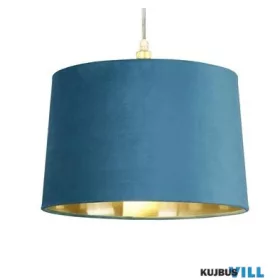 ALADDIN SO701953 Velvet Drum Shade 30Cm Teal