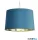 ALADDIN SO701953 Velvet Drum Shade 30Cm Teal