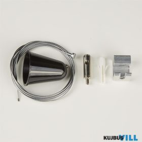 ALADDIN TR-SUS-B Track Suspension Kit 3m, Black