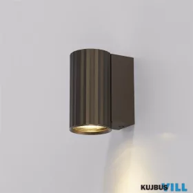   ALADDIN WL-ANN1-BZ Anna GU10 Fluted Wall Light, Anodised Bronze Fali lámpa