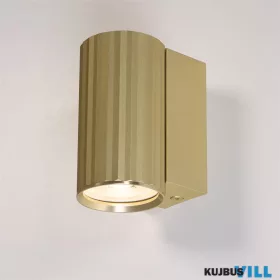   ALADDIN WL-ANN1-GO Anna GU10 Fluted Wall Light, Anodised Gold Fali lámpa
