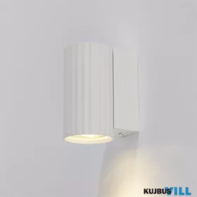   ALADDIN WL-ANN1-W Anna GU10 Fluted Wall Light, Sand White Fali lámpa