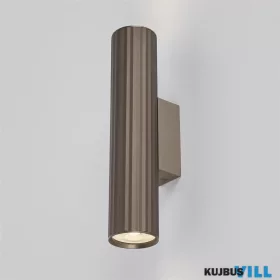   ALADDIN WL-ANN2-BZ Anna GU10 Fluted Up & Down Wall Light, Anodised Bronze Fali lámpa