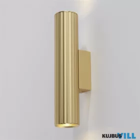   ALADDIN WL-ANN2-GO Anna GU10 Fluted Up & Down Wall Light, Anodised Gold Fali lámpa