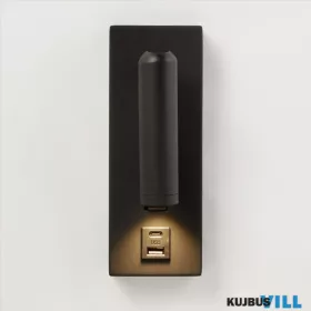   ALADDIN WL-MLW-B Marlow USB Reading Light Fali Olvasó lámpa, Black