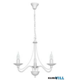 ALDEX 397E chandelier 3-point RÓŻA white függeszték