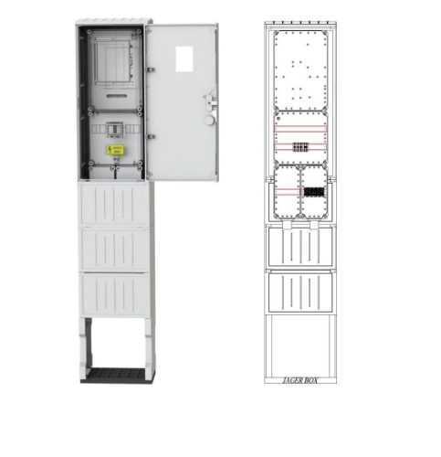 PVT-K-L Fm-40 Egy felhasználói helyes M63.80A mérés földkábeles, szabadon álló kivitelben, fogyasztó