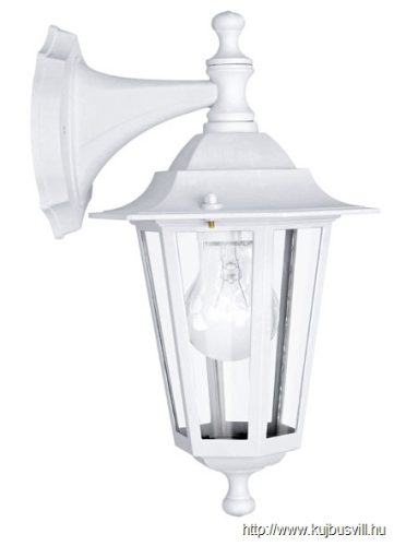 EGLO 22462 Kült.fali le E27 1x60W fehér Laterna5
