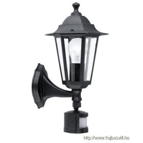 EGLO 22469 Kült.fali E27 1x60Wszenz.fek.Laterna4