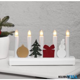 EGLO 271-31 Aszt.gyertyt.ajándék E10 5x3W220V28x15cm