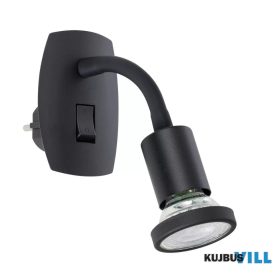 EGLO 300913 STECKDOSENSPOT/1 SCHWARZ 'PARRINI'