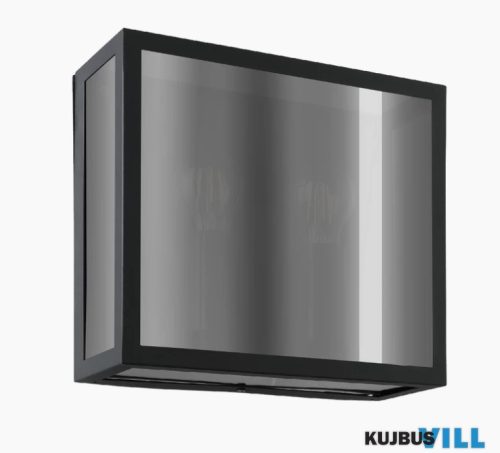 EGLO 31566 Kült.fali E27 2x40W fek Alamonte Smoke