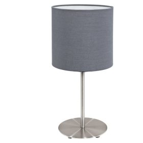 EGLO 31596 Text. asztali E27 60W szürke Pasteri