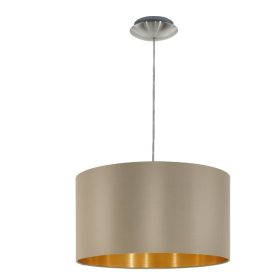 EGLO 31602 Text.függ E27 60W 38cm szbarna Maserlo