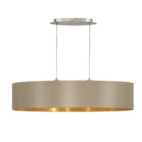 EGLO 31618 Text.függ E27 2x60W 100cm szba Maserlo