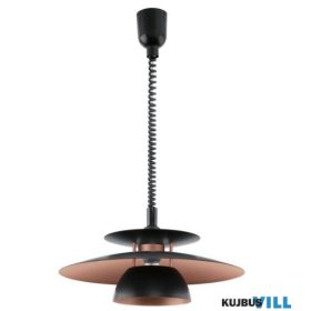 EGLO 31666 Húzós függ.E27 60W fekete/réz Brenda