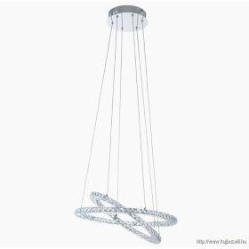 EGLO 31667 LED-es függ/2 króm/kristály Varazzo
