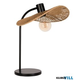 EGLO 31965 Asztali E27 42W fekete/natúr Siruela