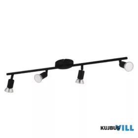 EGLO 32432 LED menny GU10 4x3Wfekete Buzz-Led