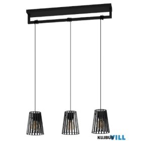 EGLO 390003 Függeszték E27 3x40W fekete Bogota