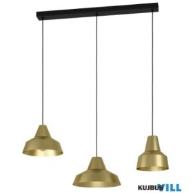 EGLO 390016 Függ. E27 3x40W fekete/arany Savarna