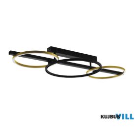 EGLO 390086 LED mennyezeti/3 fekete/arany Lanacera