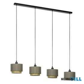 EGLO 390121 Függeszték 4xE27 capp/fekete Marchena