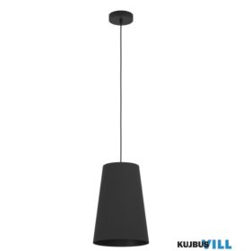 EGLO 390132 Függeszték 1xE27 fekete Petrosa