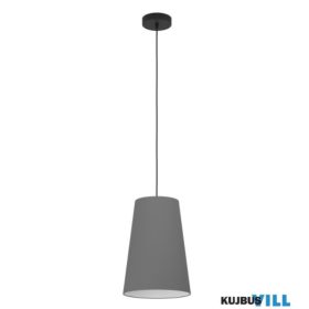 EGLO 390135 Függeszték 1xE27 fekete/szürke Petrosa