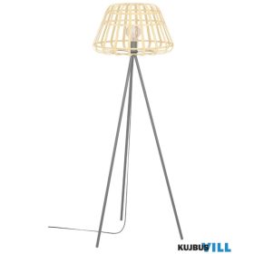 EGLO 390155 Álló 1xE27 fekete/bambusz Montezuelo