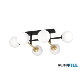 EGLO 390176 Menny. 6xE14 fek/szálcs.sréz/fehér Paz