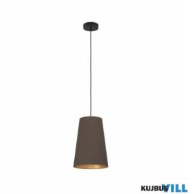 EGLO 390195 Függeszték 1xE27 fek/capp-sréz Petrosa