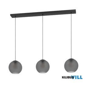 EGLO 390214 Függ. 3xE27 1255mm fek/szürk.Arangona