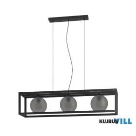 EGLO 390215 Függ. 3xE27 1100mm fek/szürk.Arangona