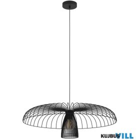 EGLO 390216 Függeszték 1xE27 Ø770 fek. Champerico