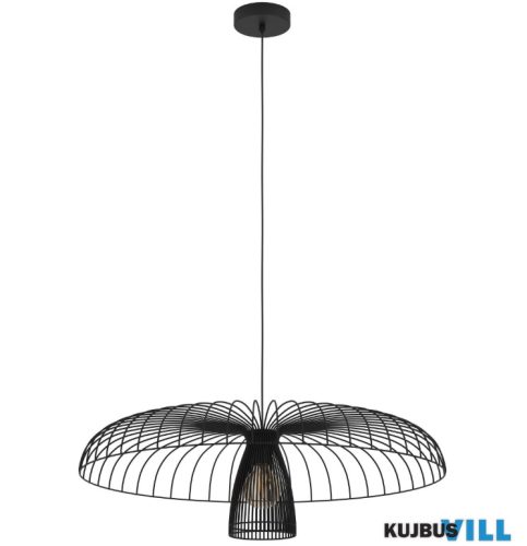 EGLO 390216 Függeszték 1xE27 Ø770 fek. Champerico