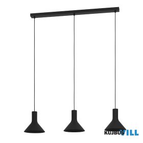 EGLO 390219 Függeszték 3xE27 fekete Morescana