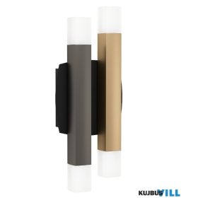 EGLO 390223 LEDfali3000K fek/szür/barn.Estanterios