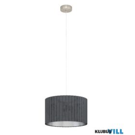 EGLO 390226 Függ. 1xE27 szürk/szálcs.sréz Estepona