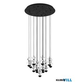 EGLO 390277 LED függ.15x1,8W fk/krist.Pianopoli 2