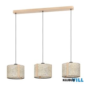 EGLO 390324 Függeszt.E27 3x25W fk/fa bézsHontongas