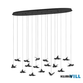 EGLO 390353 LEDfügg 17x3W 3000K fk/szatParatebueno