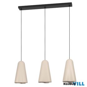 EGLO 390364 Függeszték E27 3x40W fk/homok Tolleric