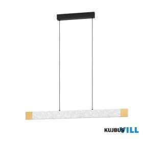EGLO 390386 LED függ/2 fekete/szürke/fa Vallelado