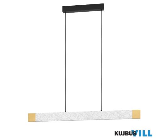 EGLO 390386 LED függ/2 fekete/szürke/fa Vallelado