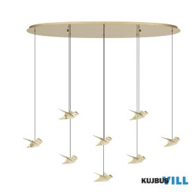 EGLO 390397 LED függeszték 8x4,2W réz Paratebueno