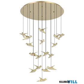 EGLO 390398 LED függ 17x3W 78cm réz Paratebueno