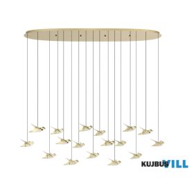 EGLO 390399 LED függeszték 17x3W réz Paratebueno