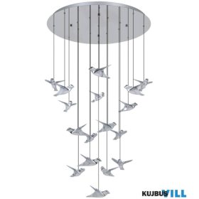 EGLO 390402 LED függ 17x3W 78cm króm Paratebueno